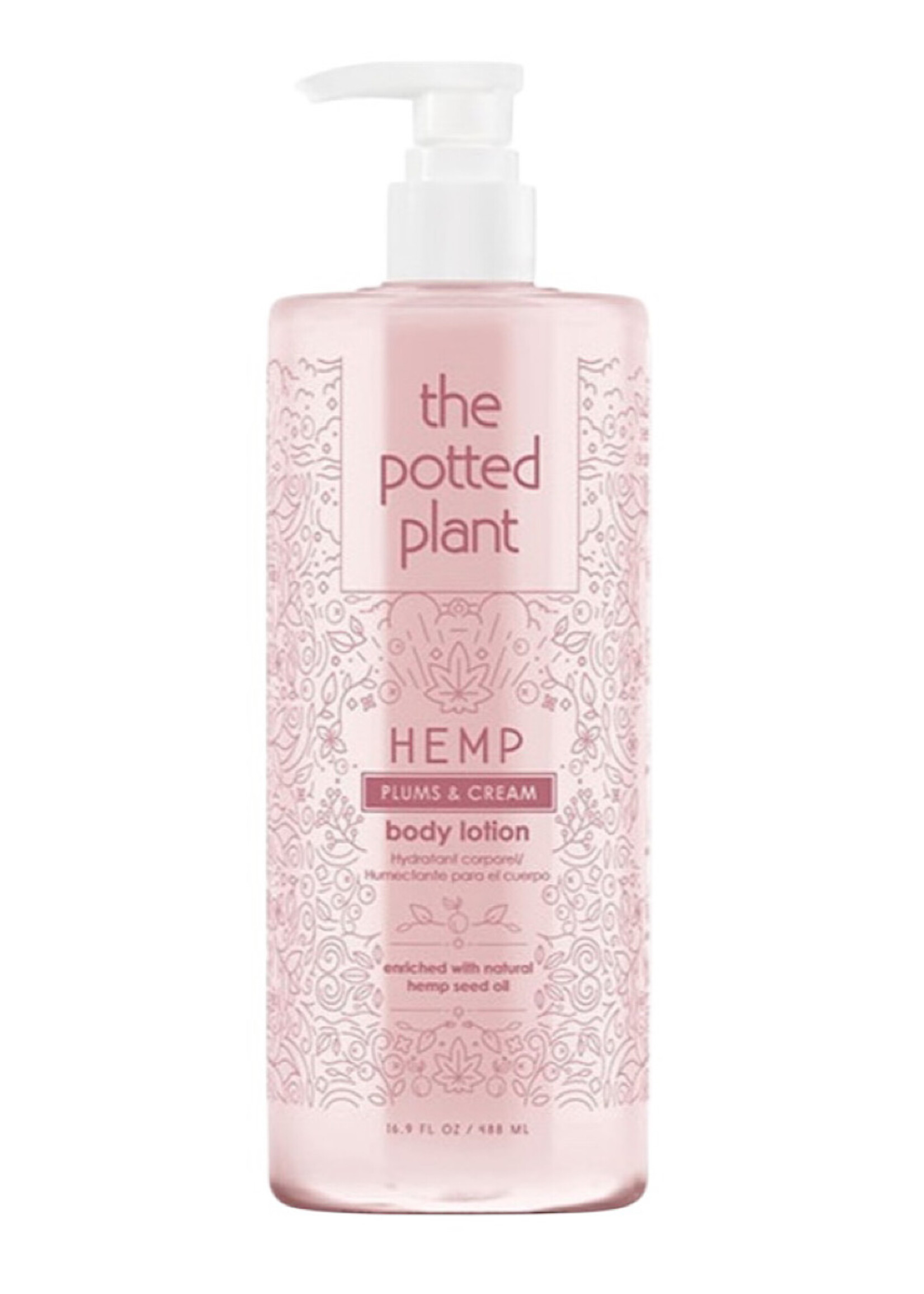 The Potted Plant Hemp Body Lotion 16.9 oz