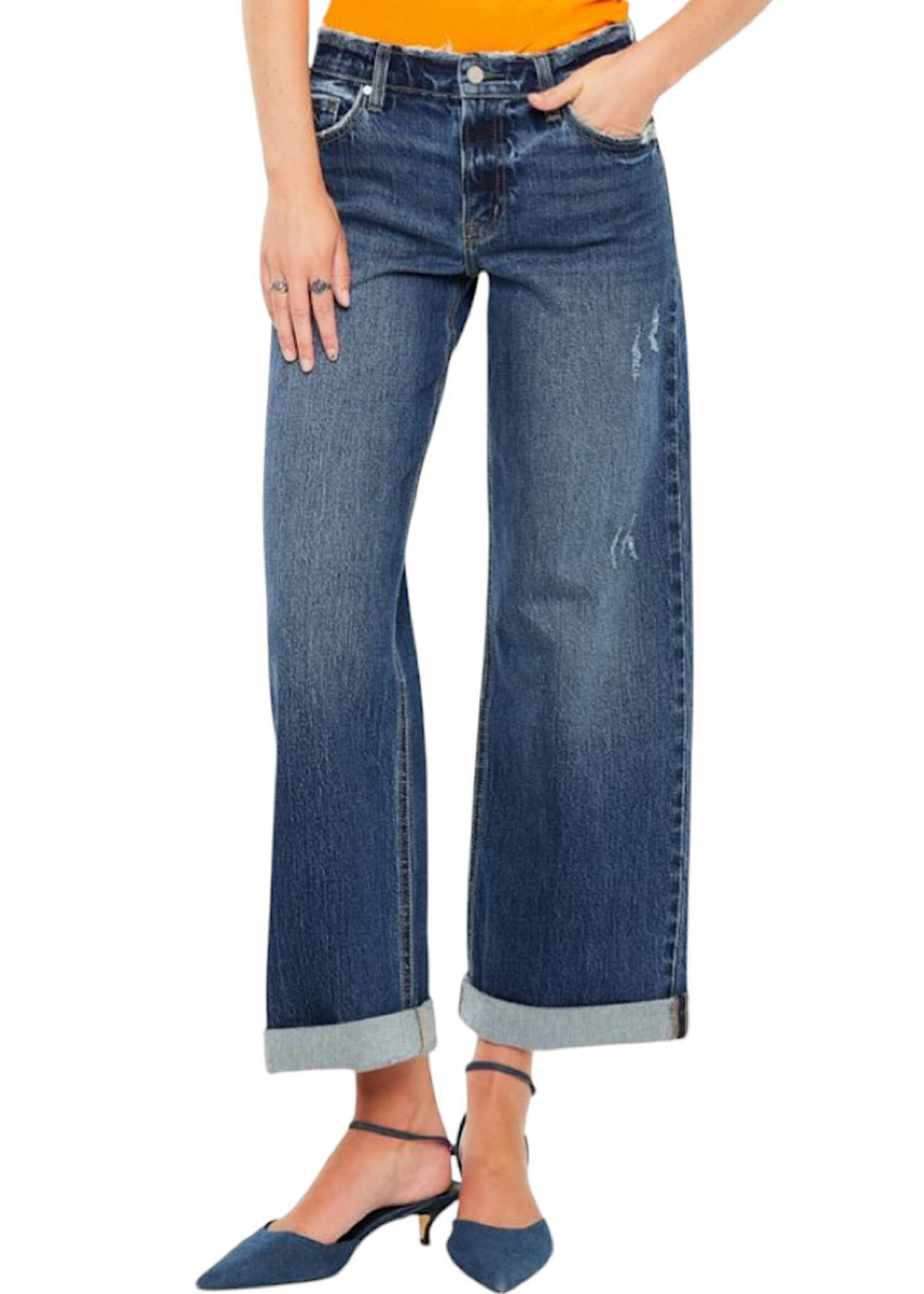 KC2586D High Rise Wide Leg
