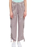 Light Grey Pocket Detail Cargo Pants
