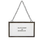 Happiness is homemade hanging frame
