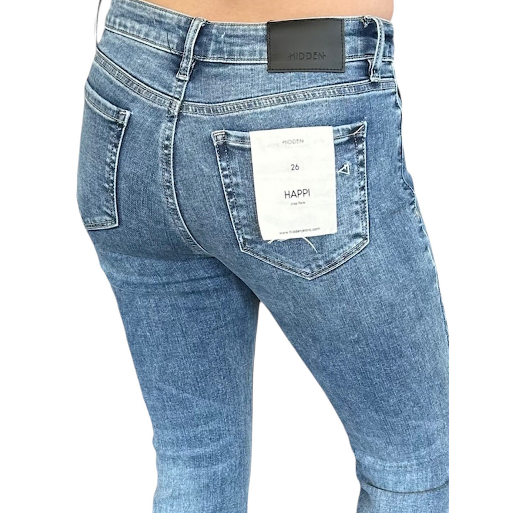 Hidden Hidden Happy Mid Rise Cropped Flare HD3775C-M