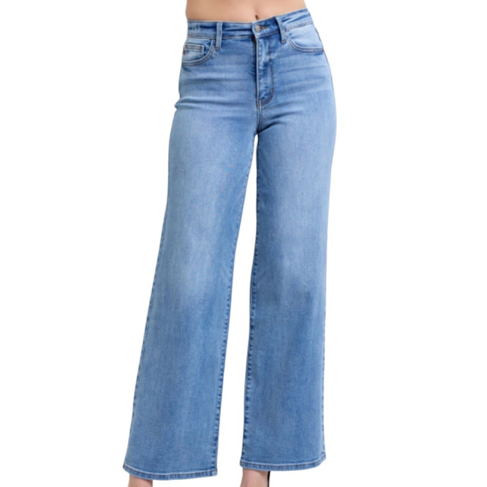 Judy Blue JB82625 H/W Vintage Wash Retro Wide Leg Jean