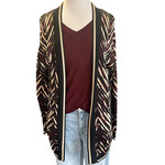 Liverpool Painted Chevron Jacquard Cardigan S