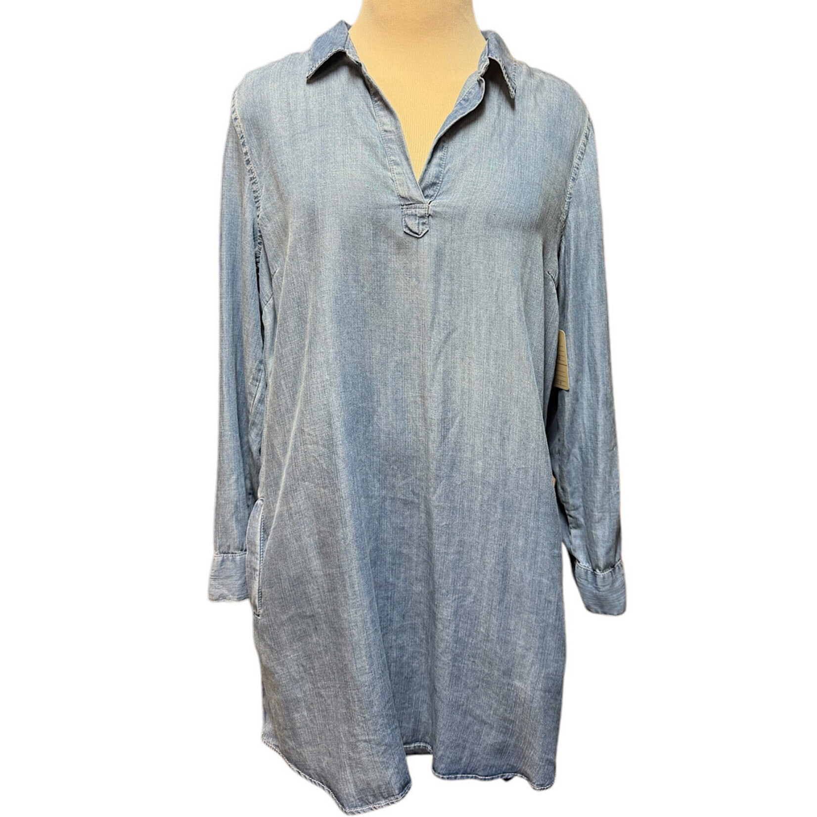 Velvet Heart Denim Long Sleeve Dress Size Medium-RF