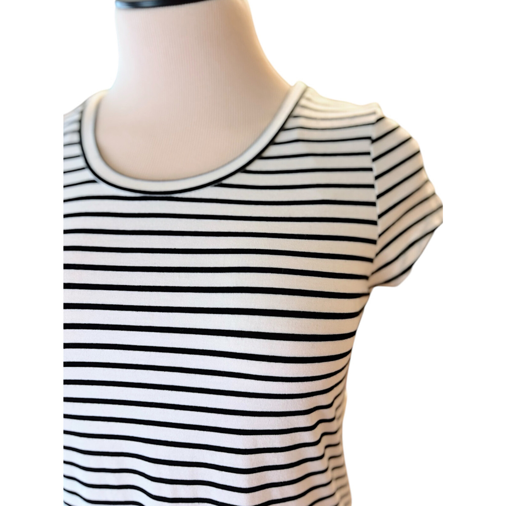 Black and White Striped Dress Size Small -RF