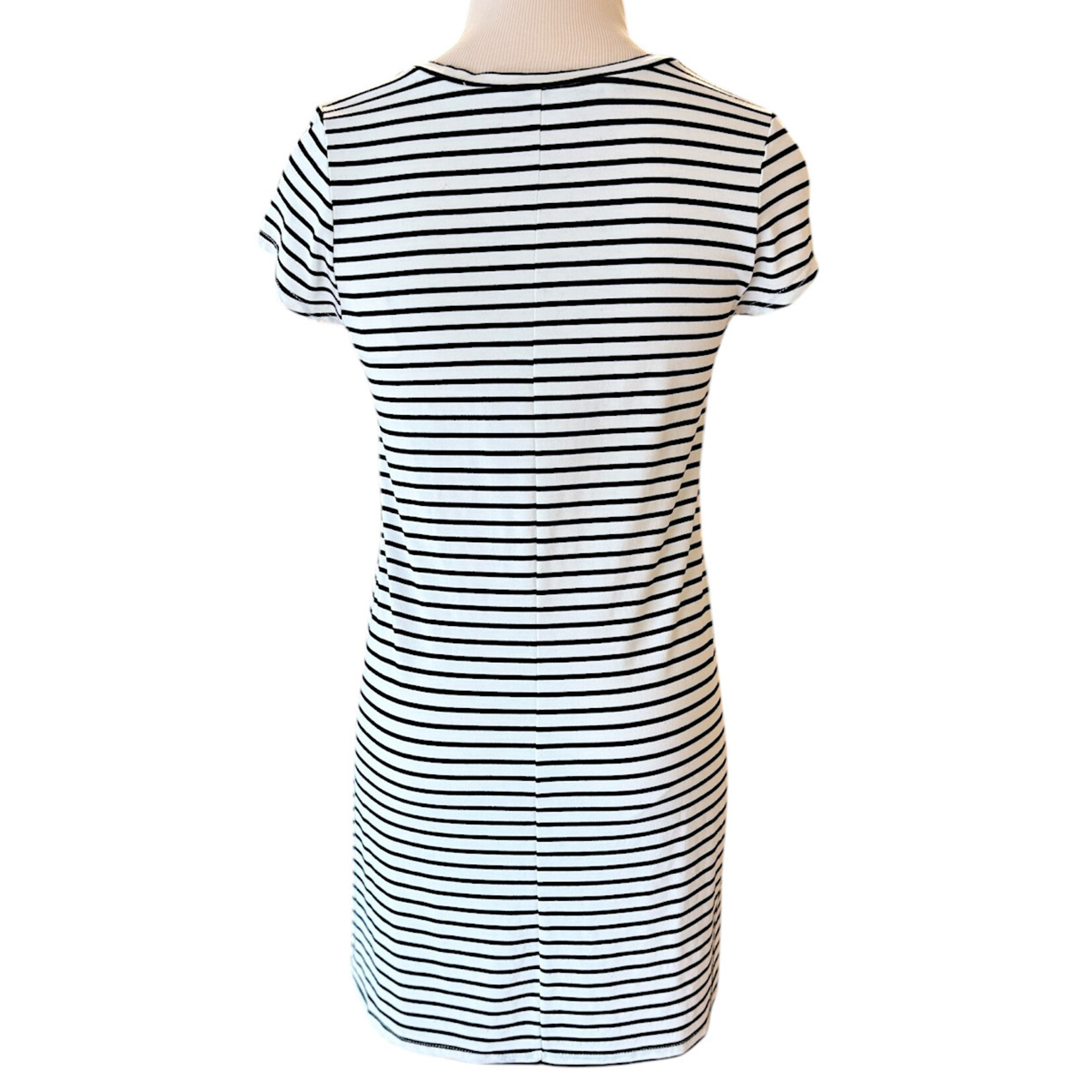 Black and White Striped Dress Size Small -RF