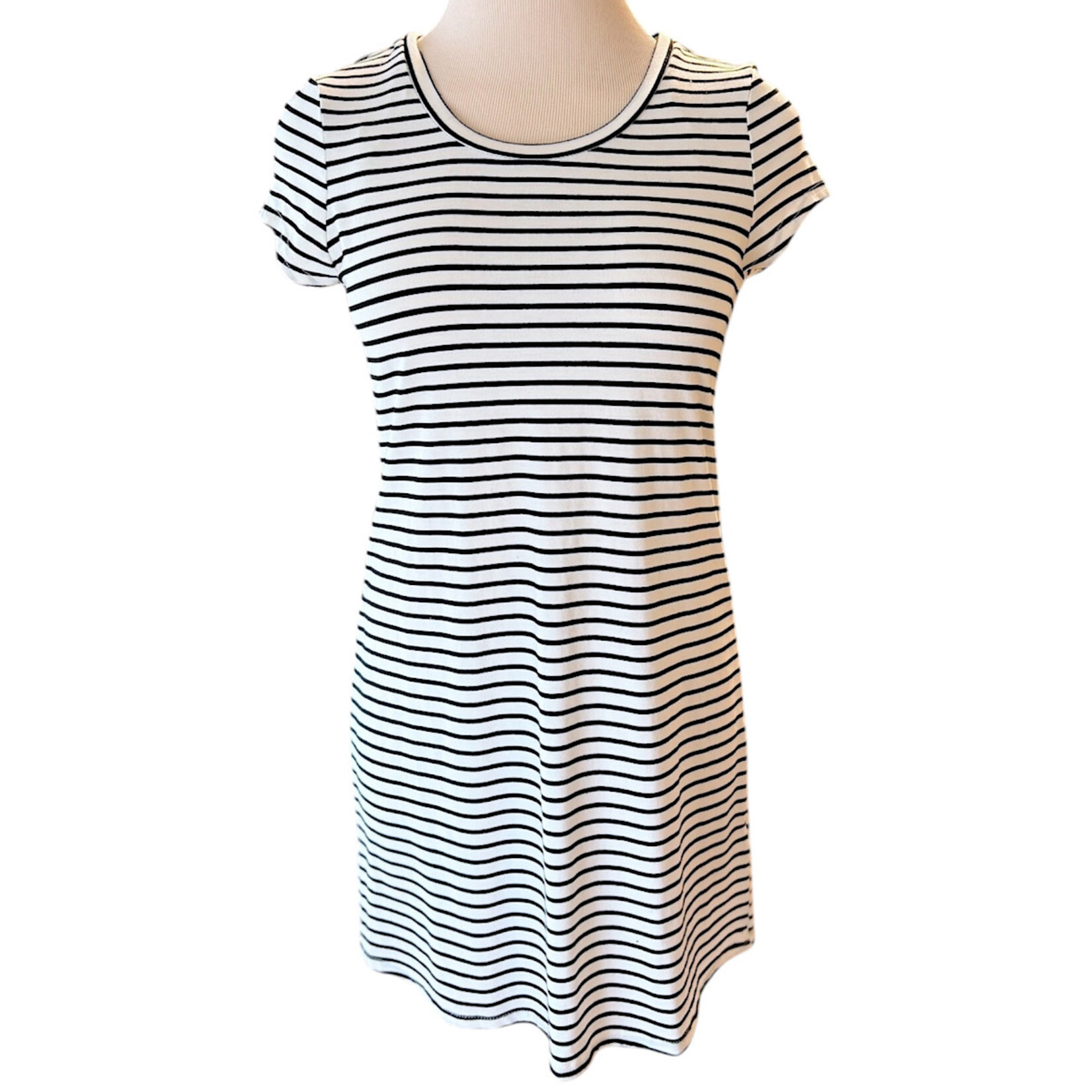 HYFVE Black and White Striped Dress Size Small -RF