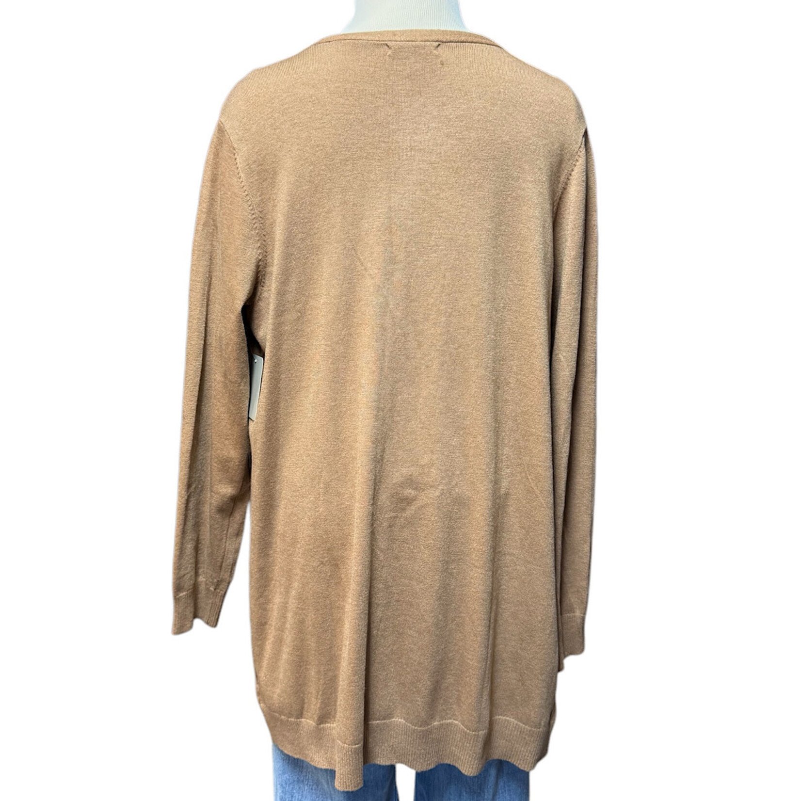 Maurices Camel Button Up Cardigan Size XL-RF