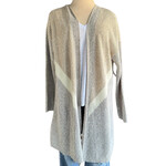 Grey Multi Color Knit Cardigan Size Large-RF