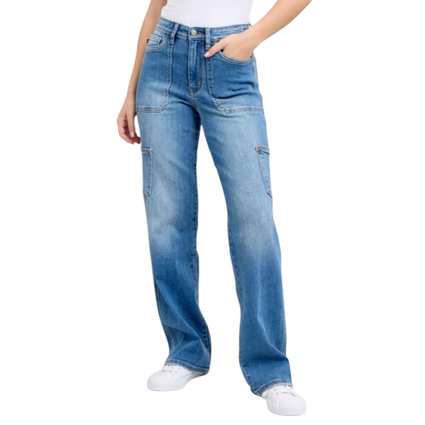Judy Blue JB82659 High Waist 90's Straight Jeans