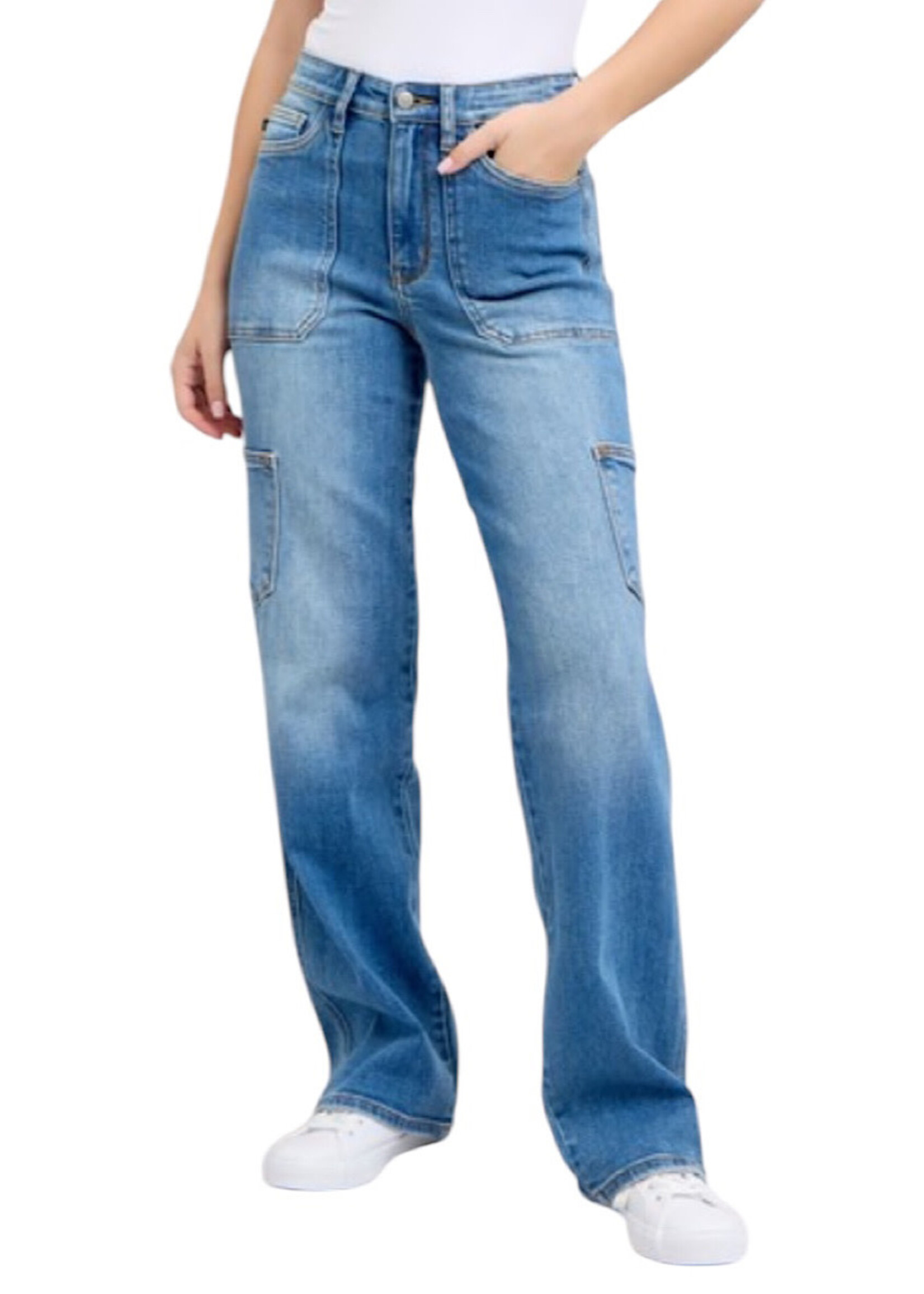 Judy Blue JB82659 High Waist 90's Straight Jeans