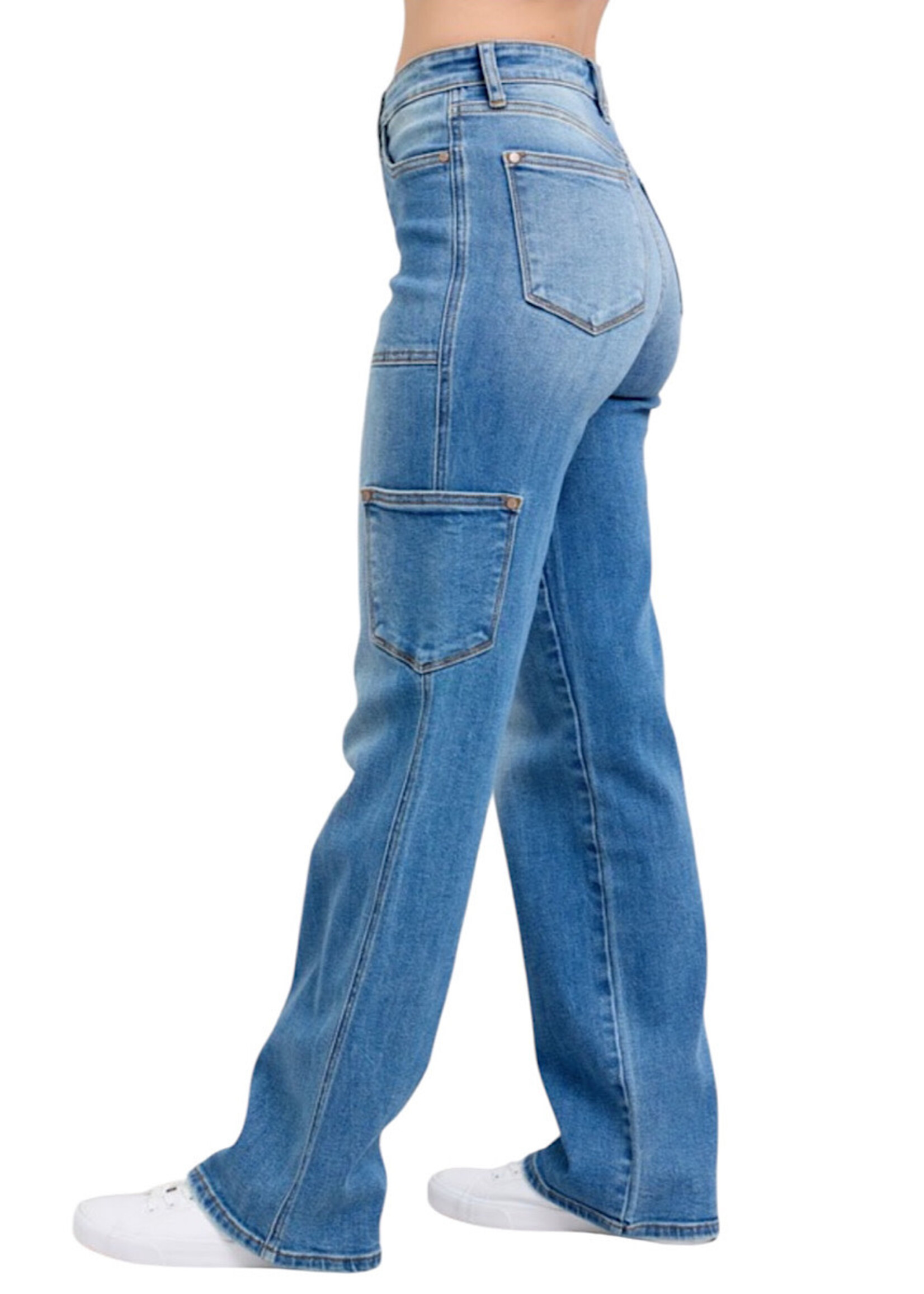 Judy Blue JB82659 High Waist 90's Straight Jeans