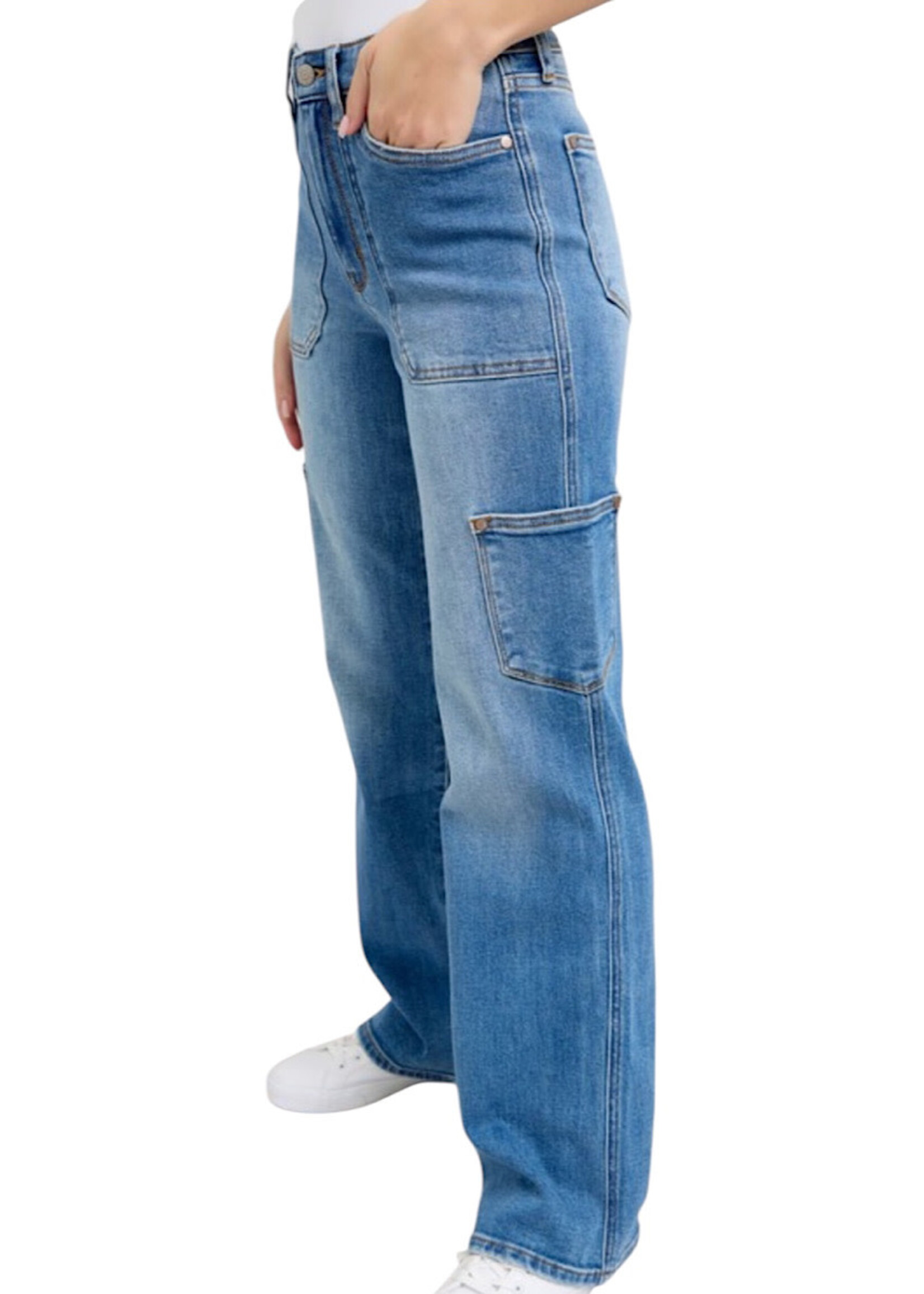 Judy Blue JB82659 High Waist 90's Straight Jeans