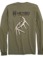 HeyBo Graphic Tees Hanging Antlers Moss