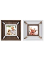 Wood 4x4 Frame with Blessing Beads