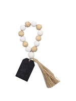 Wood Beads Wine Tags