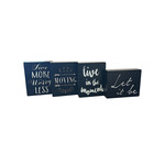 Wood Table Block Signs