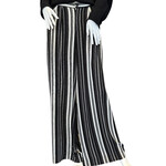 Blayze Palazzo Pants with Elastic Back Black/White