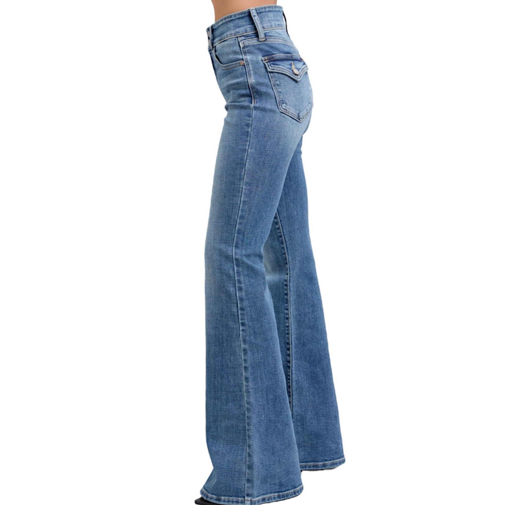 Judy Blue JB82630 High Waist Flare with Tint