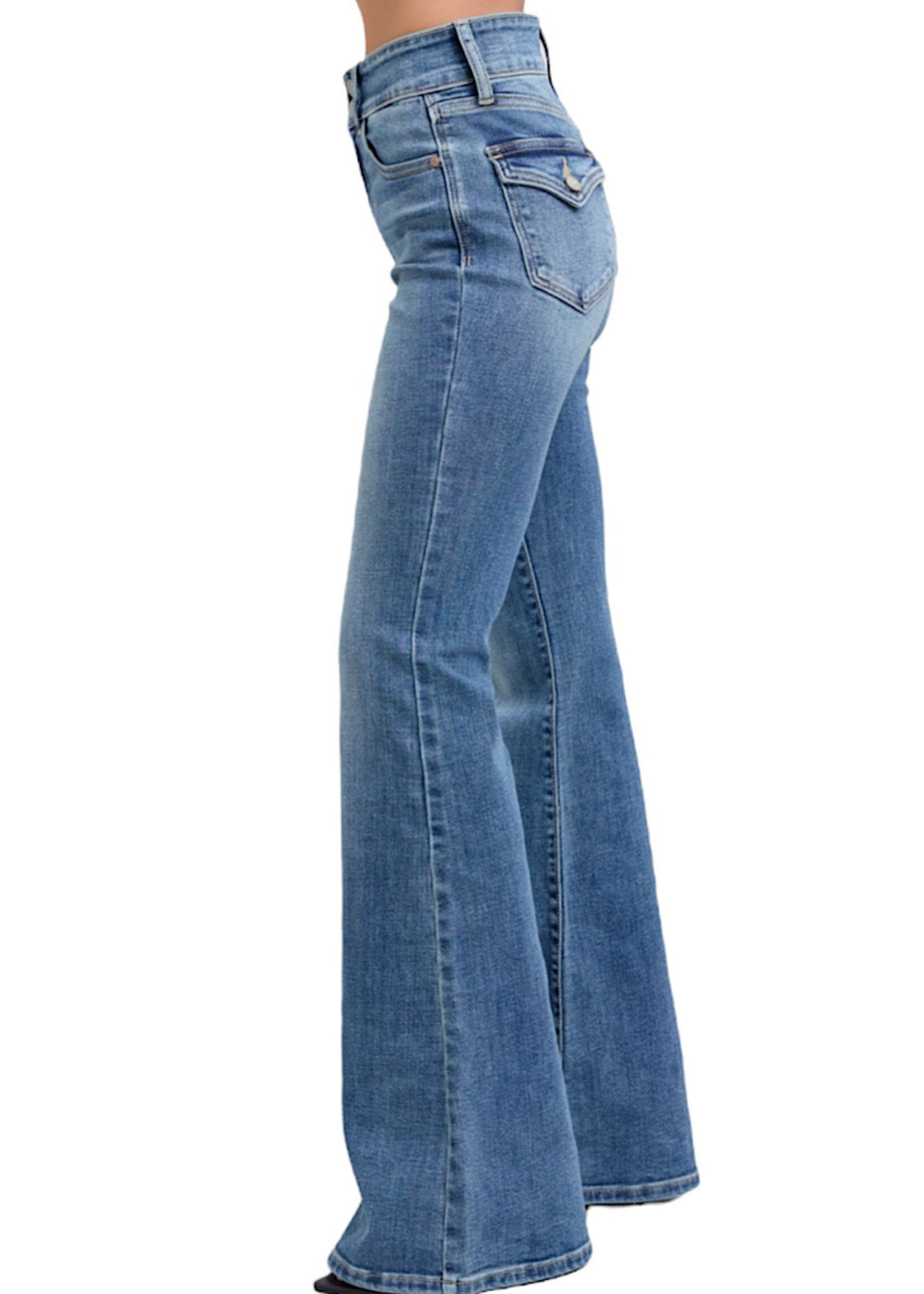 Judy Blue JB82630 High Waist Flare with Tint