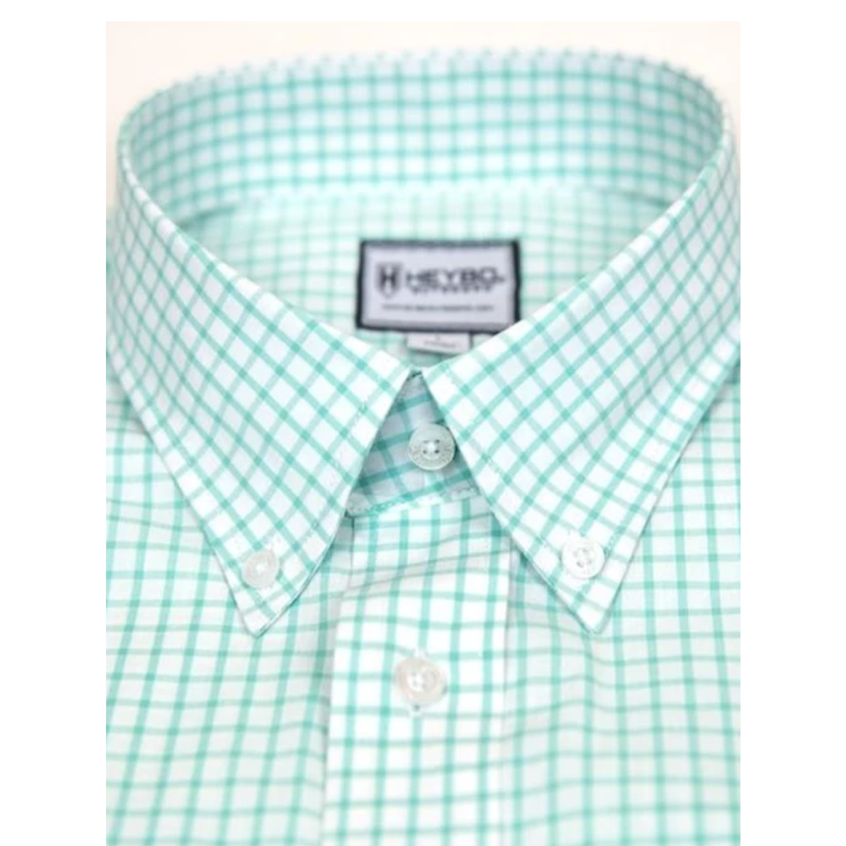 HB Pamlico Mini Check Button Down Top
