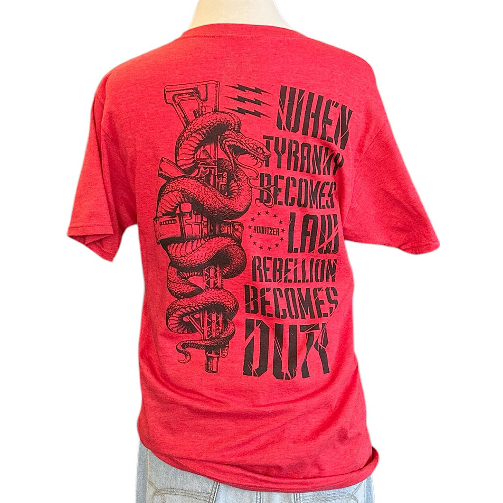 Rebellion S/S Tee- Red Heather