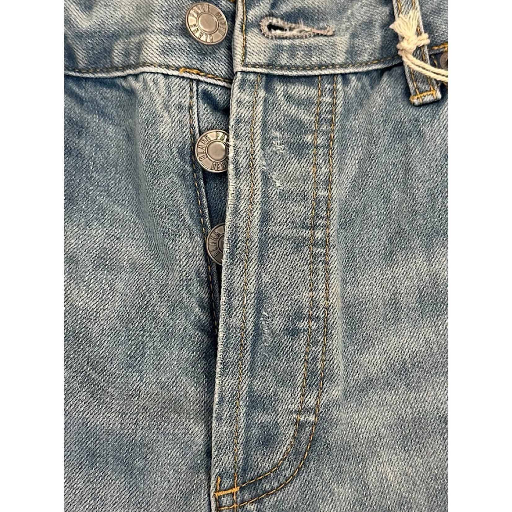 Button Fly Side Slit Shorts