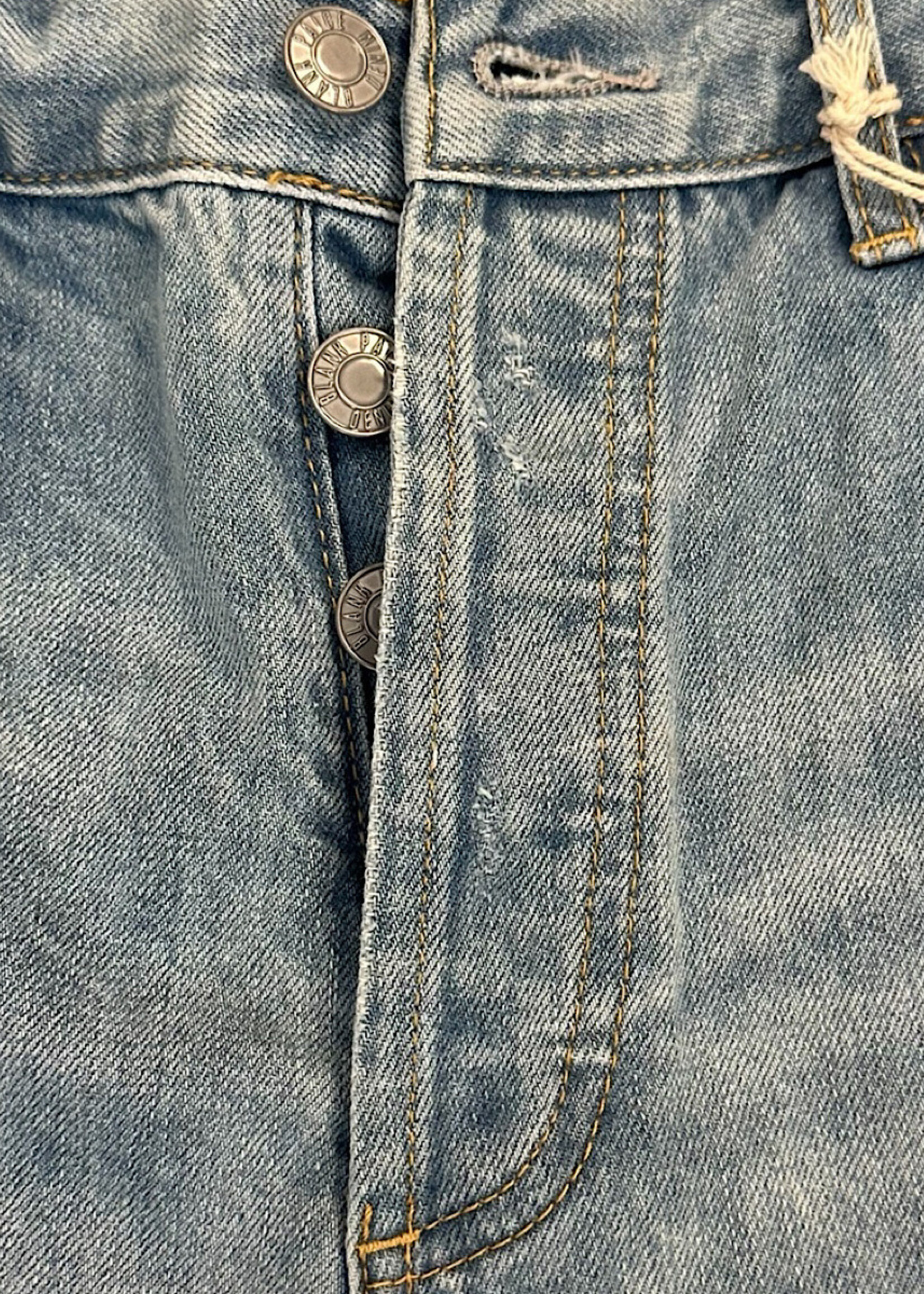 Button Fly Side Slit Shorts