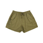 Curvy Olive Cargo Shorts