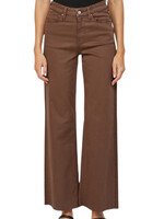 Mica Denim Mica Mdp-W3007br Stretch Super High Rise Wide Leg