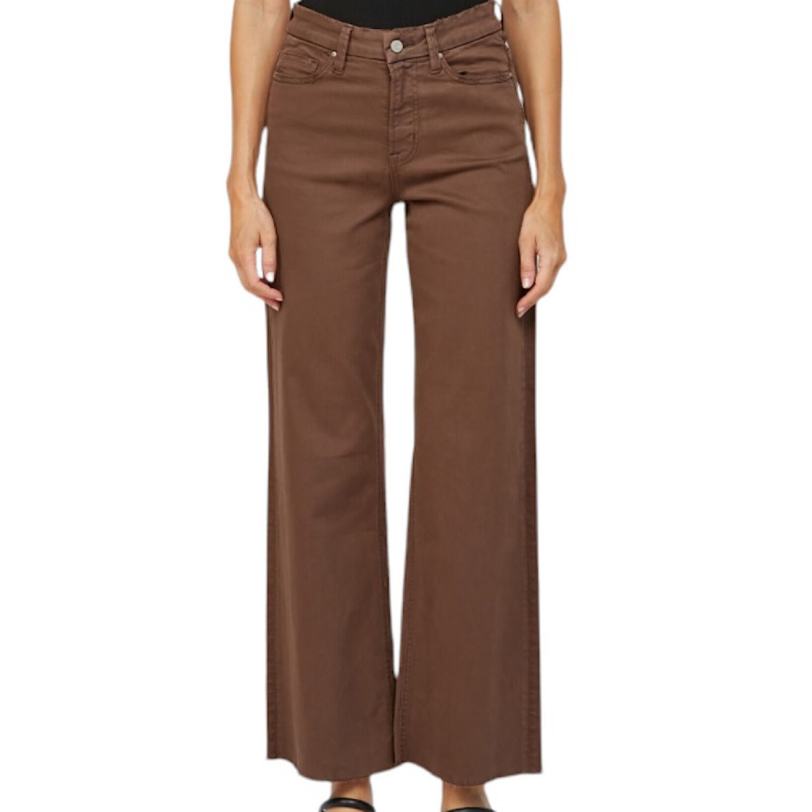 Mica Denim Mica Mdp-W3007br Stretch Super High Rise Wide Leg