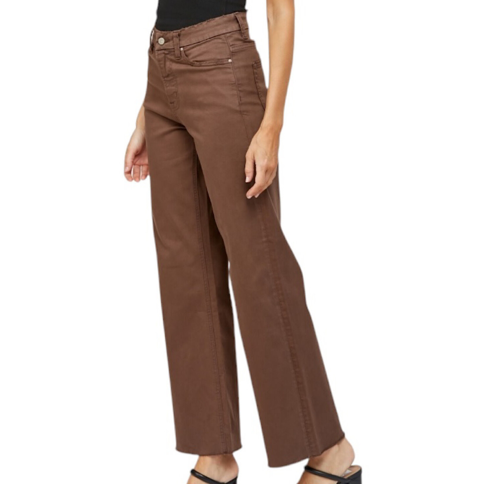 Mica Denim Mica Mdp-W3007br Stretch Super High Rise Wide Leg