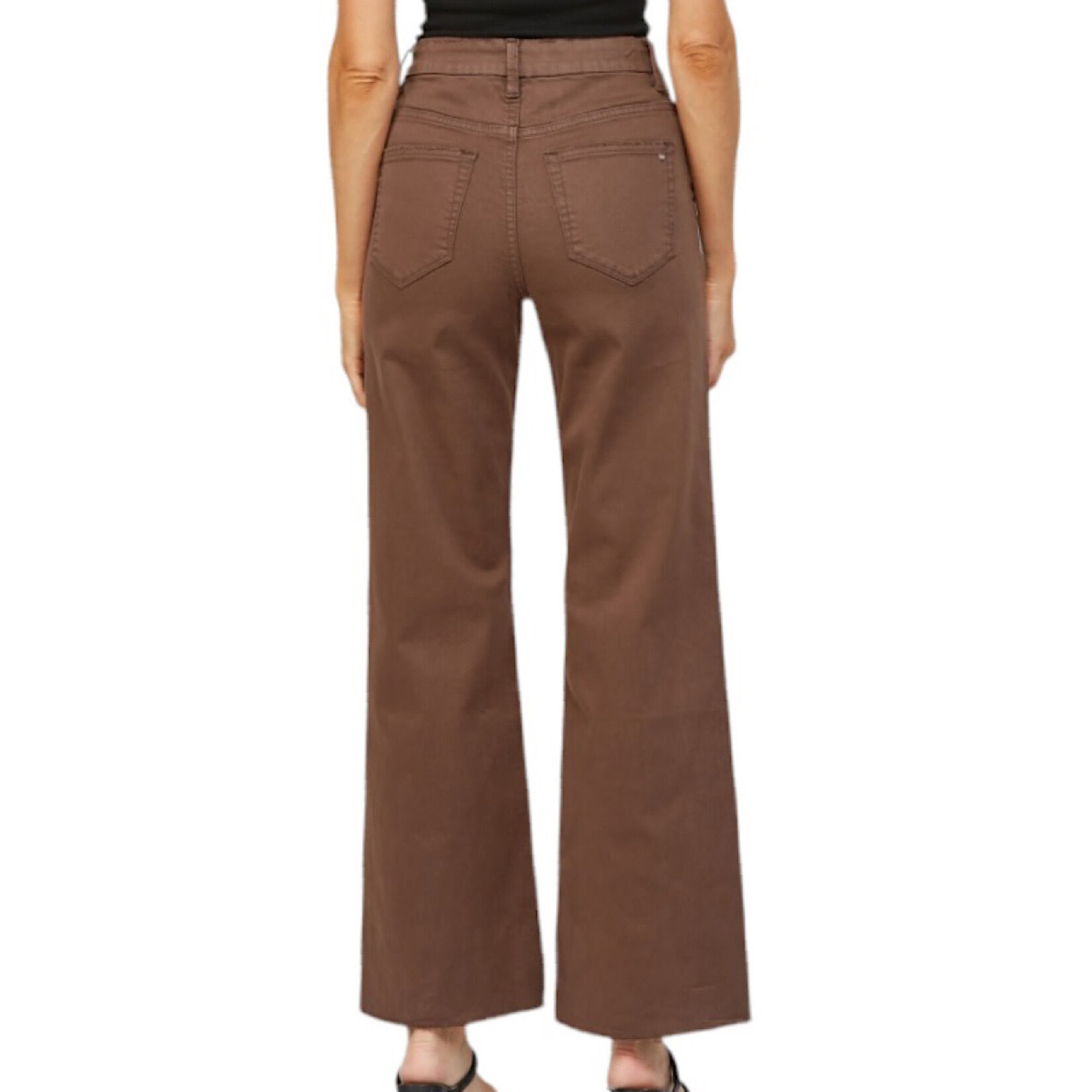 Mica Denim Mica Mdp-W3007br Stretch Super High Rise Wide Leg