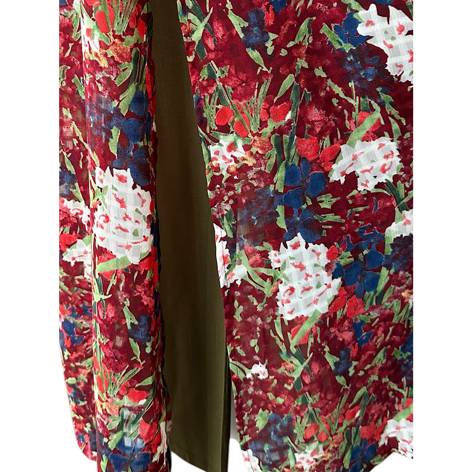 Christine Button Down Maxi Shirt Dress Wine