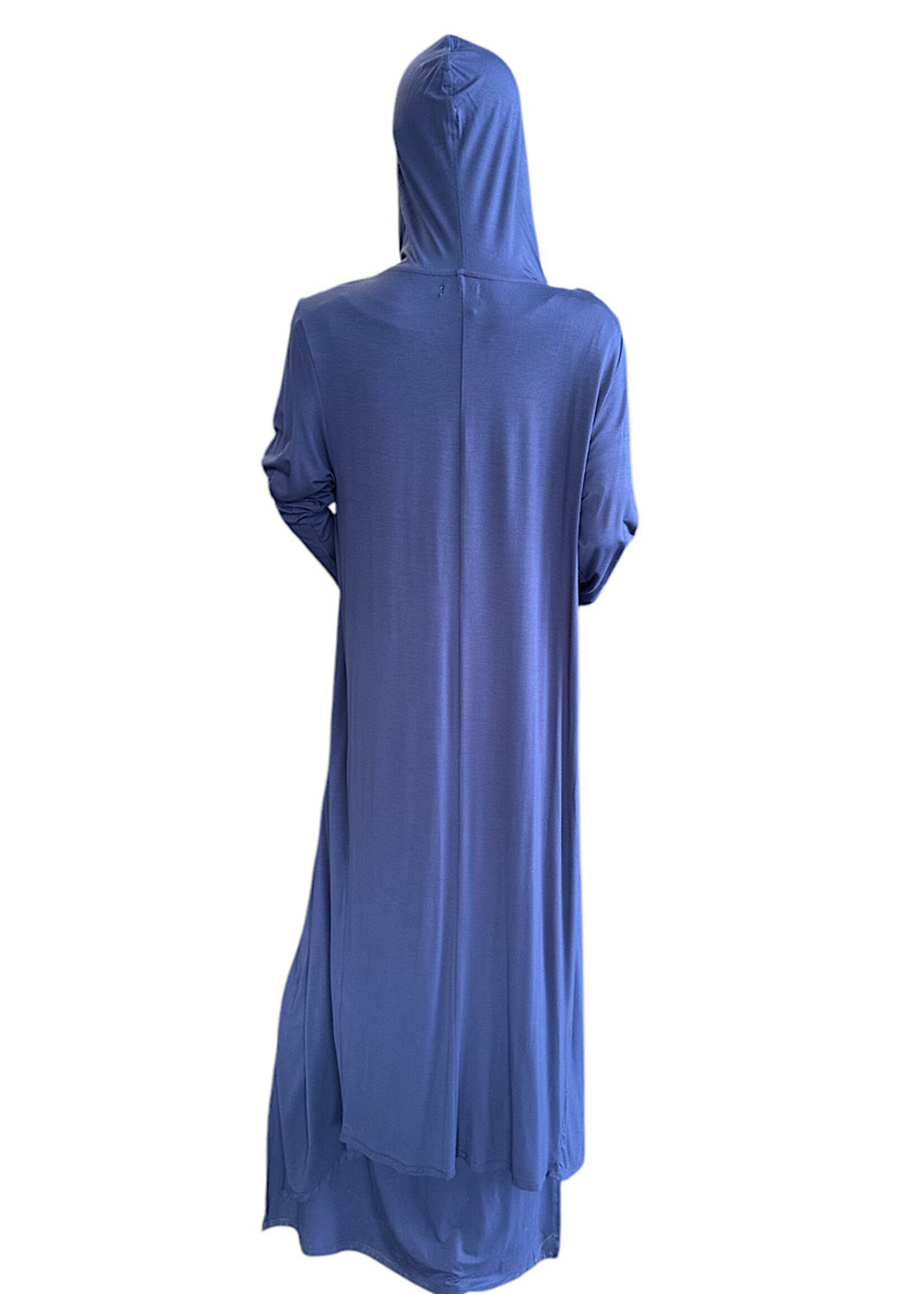 Trisha Long Sleeve Hooded Maxi Cardigan