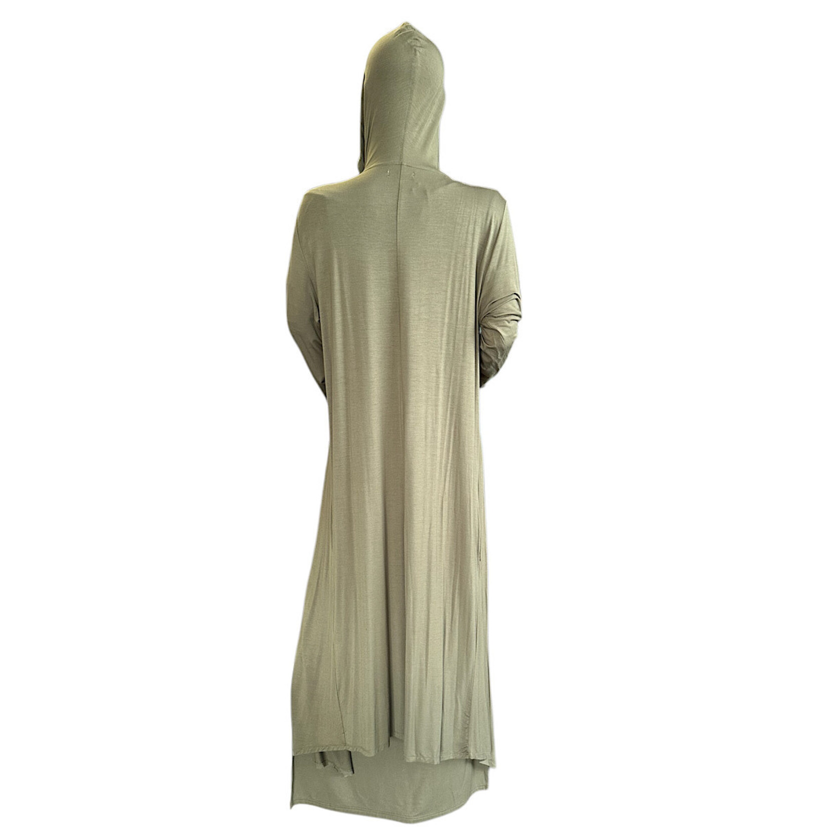 Trisha Long Sleeve Hooded Maxi Cardigan