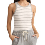 Z Supply Z Supply Hadley Striped Tank Classic Heather Grey