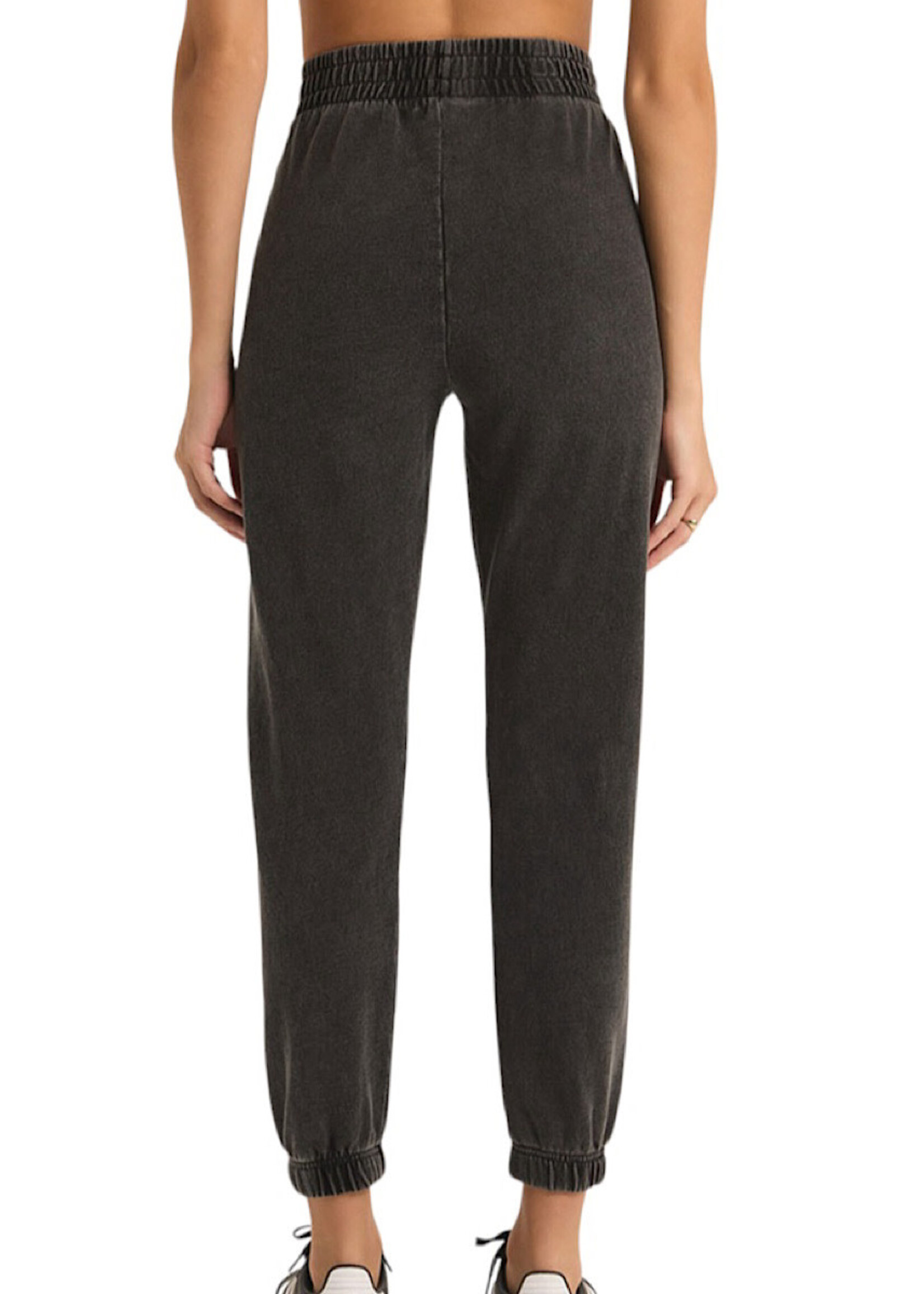 Z Supply Z Supply Slim Knit Denim Jogger Vintage Black