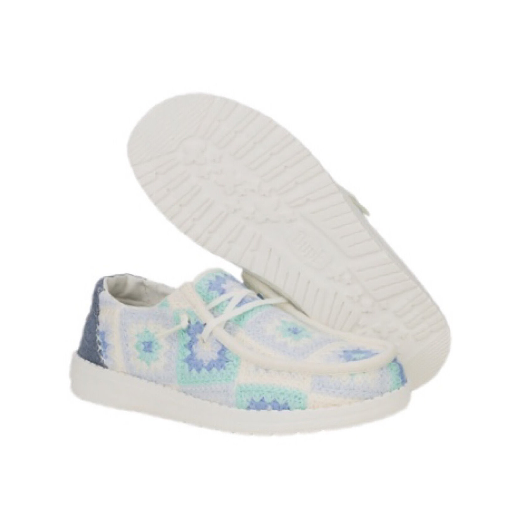 Hey Dude Hey Dude Wendy Cottage Crochet Bay Blue/Multi Womens