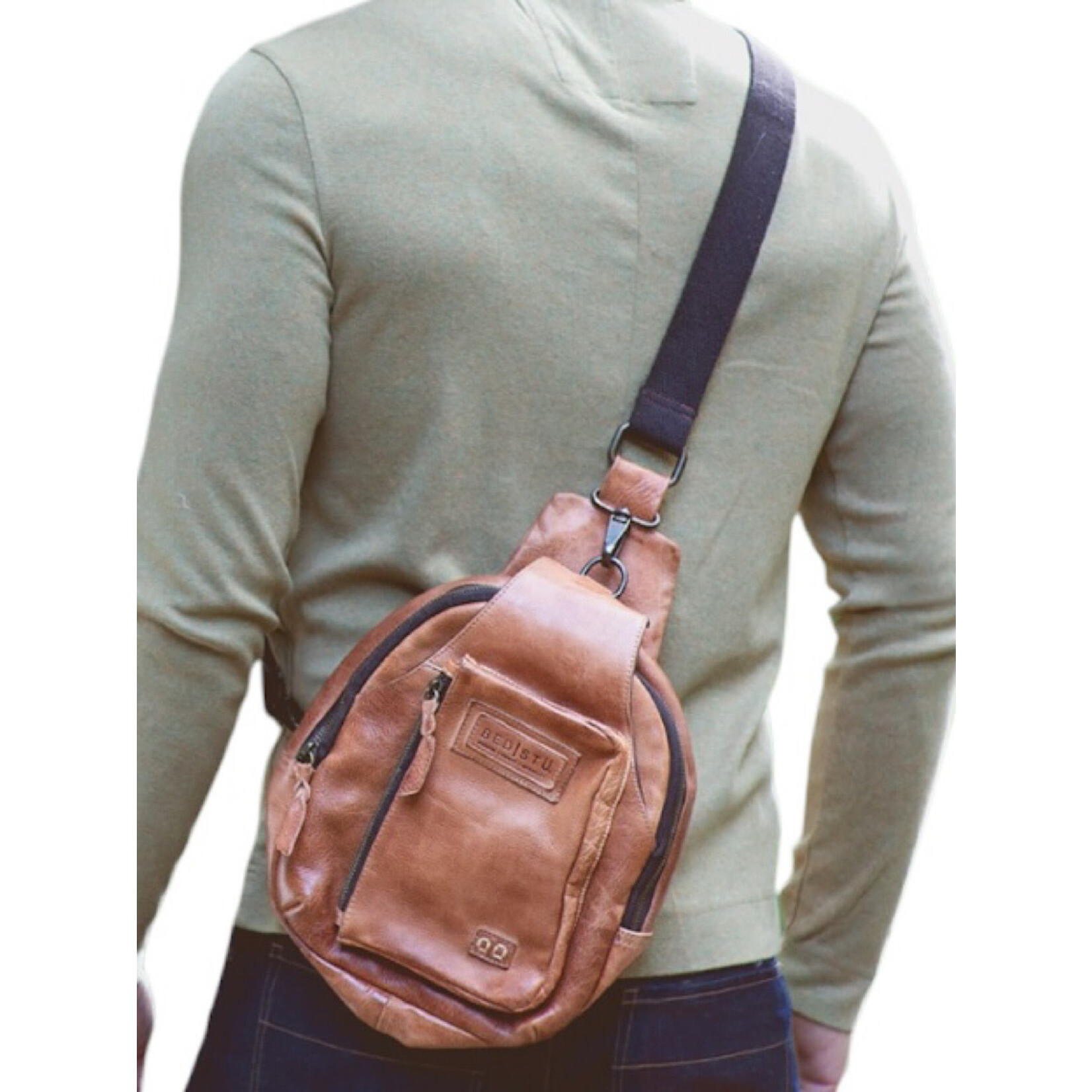 BED|STU BED|STU Beau Tan Rustic Backpack Purse