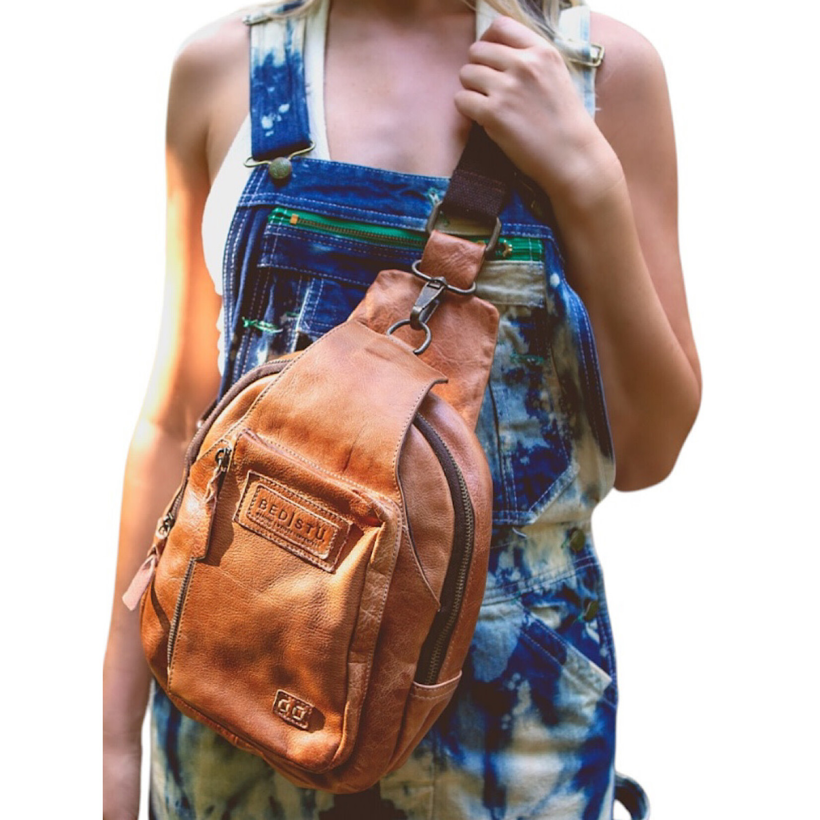 BED|STU BED|STU Beau Tan Rustic Backpack Purse