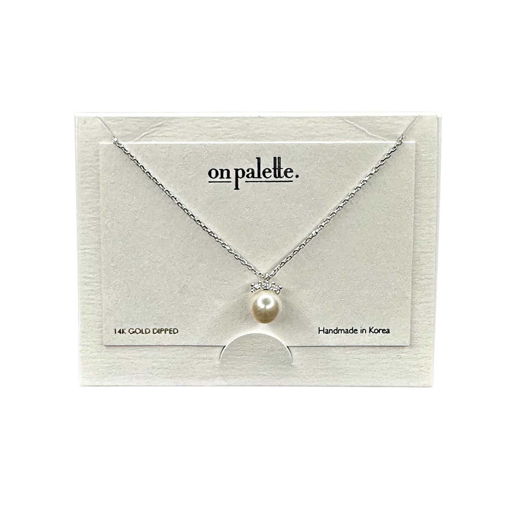 14K Dipped On Palette Carded Necklaces