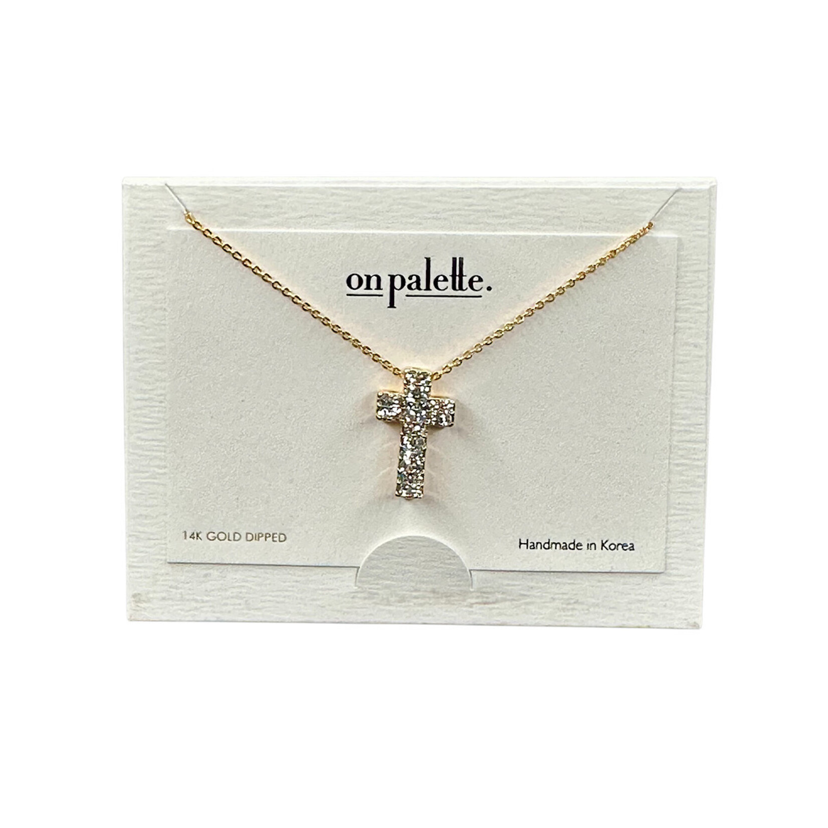 14K Dipped On Palette Carded Necklaces