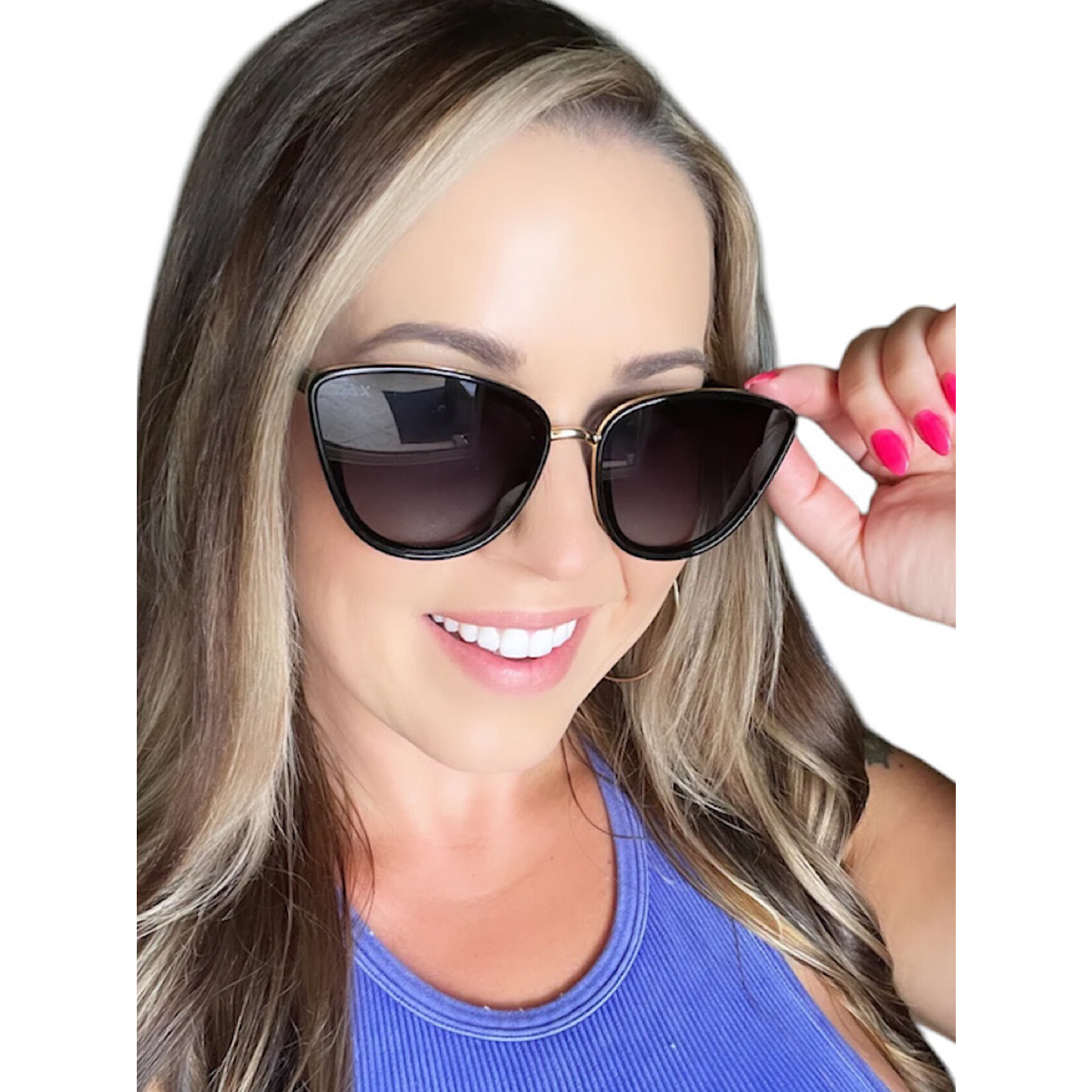 DAX Lexus Black Ombre Sunglasses
