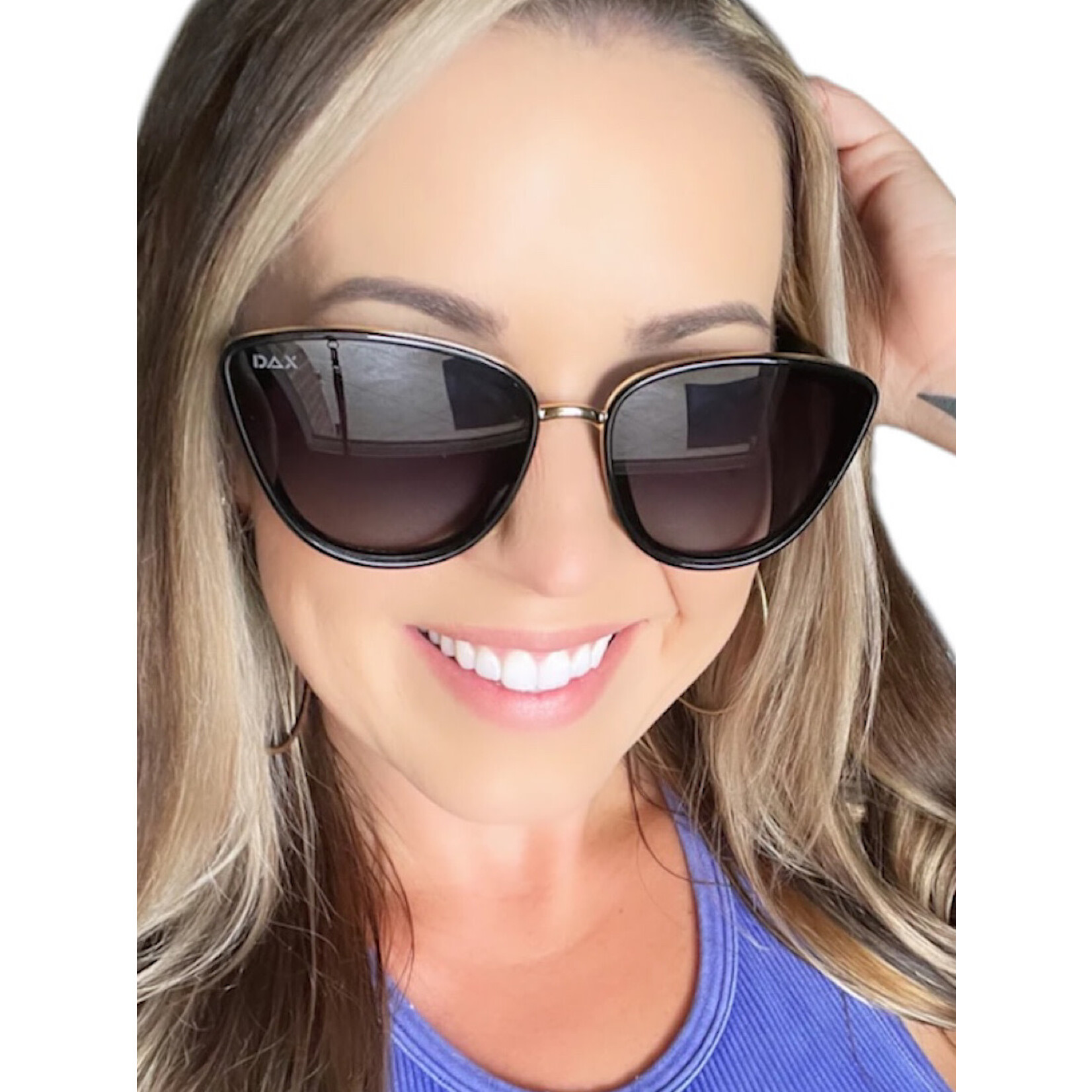 DAX Lexus Black Ombre Sunglasses