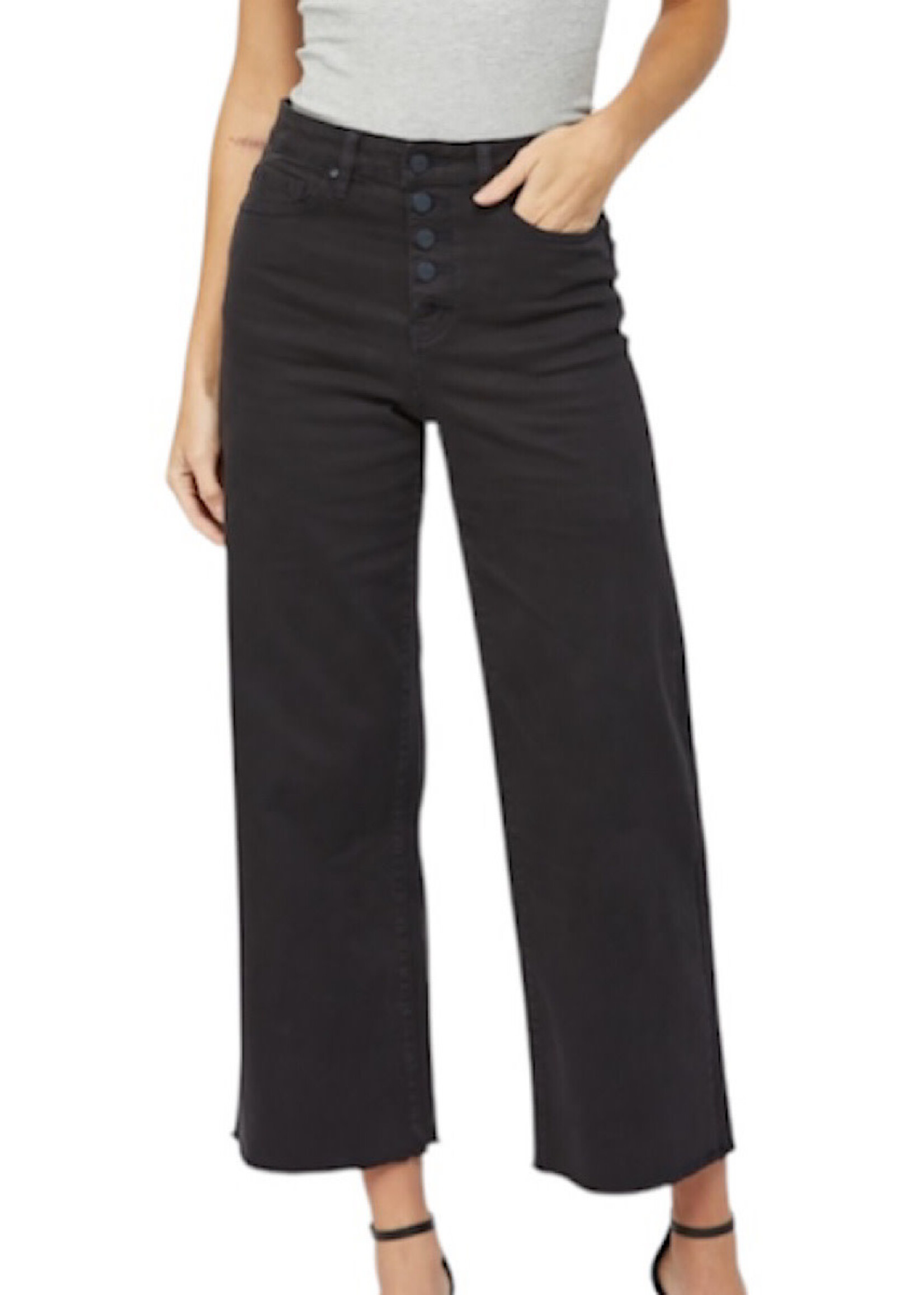 Mica Denim MICA MDP-W1304CH Charcaol Chromatic H/R Wide Crop