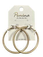 Worn Hoops Earrings