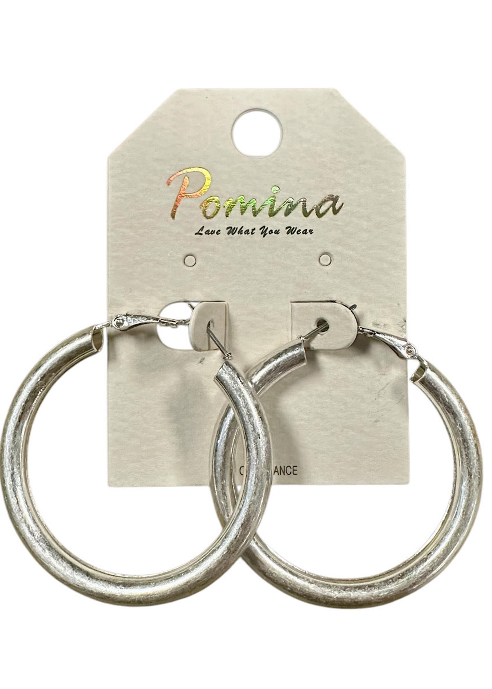 Tube Hoop Earrings
