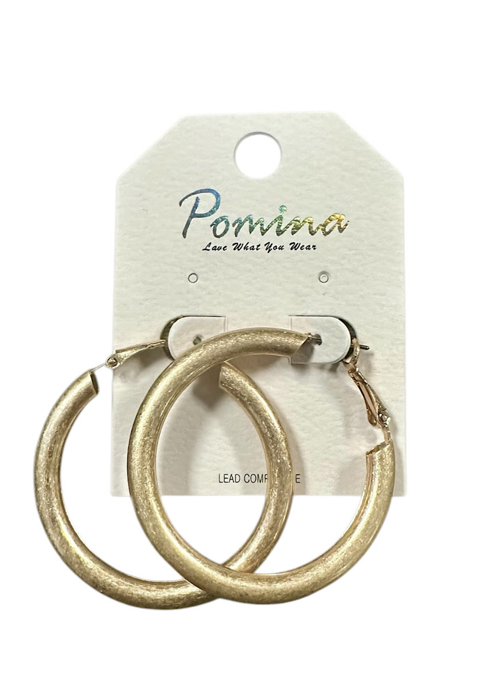 Tube Hoop Earrings