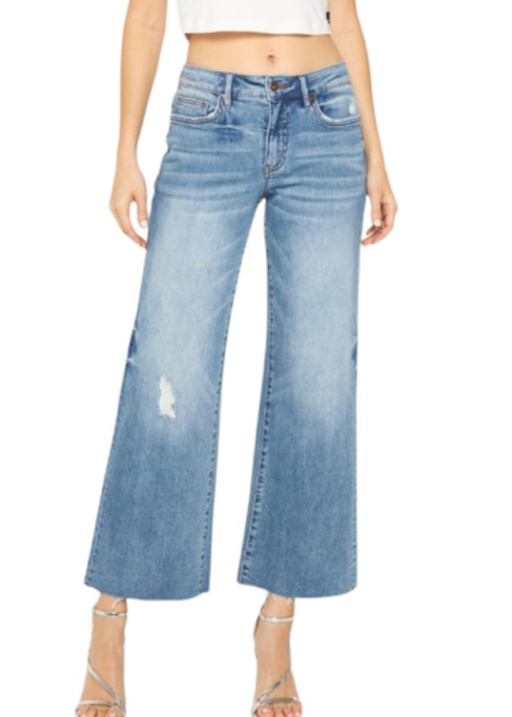 Mica Denim MICA MTT-W3374 Morning Blue M/R Wide Leg